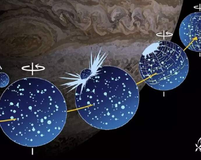 Ganimede asteroide impatto sul satellite di Giove